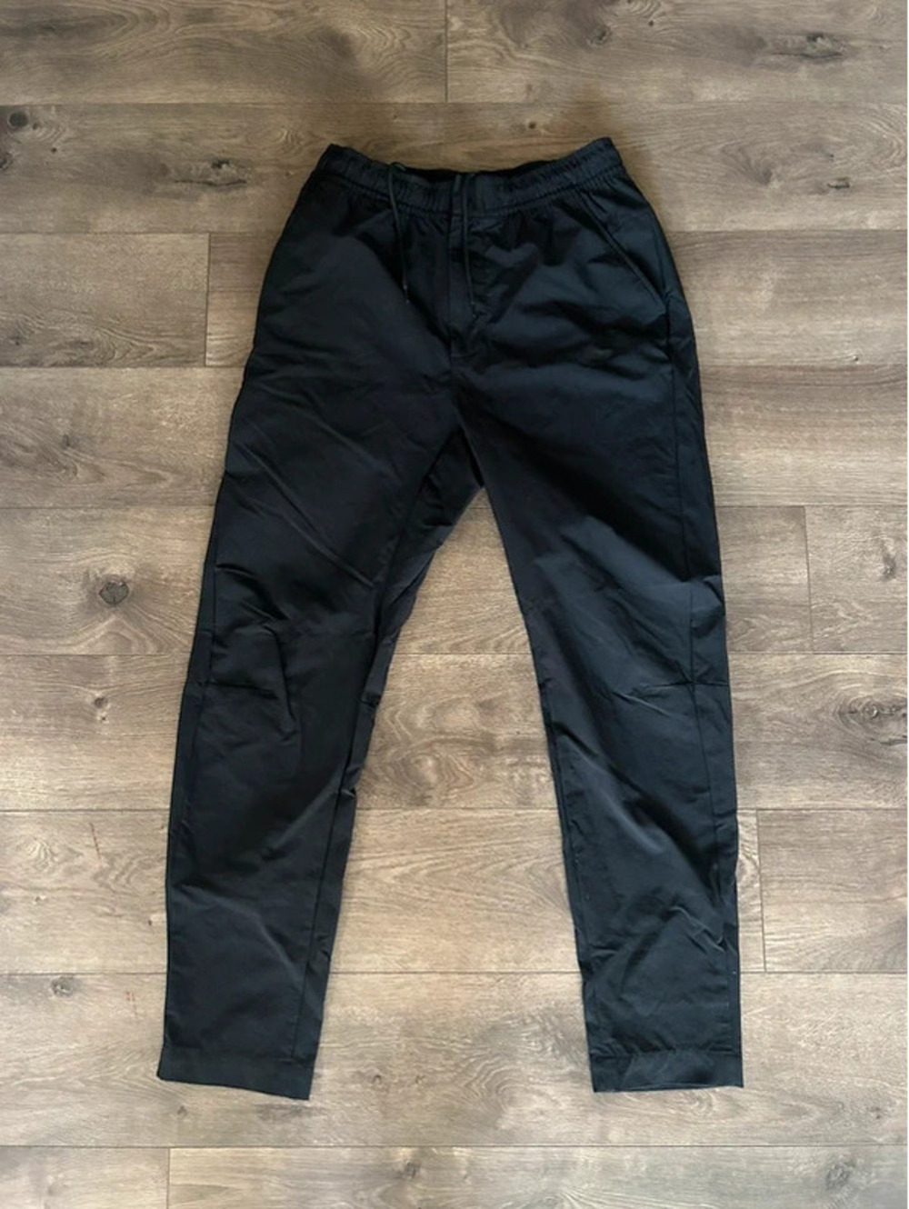 nike black nylon track pants women’s small
